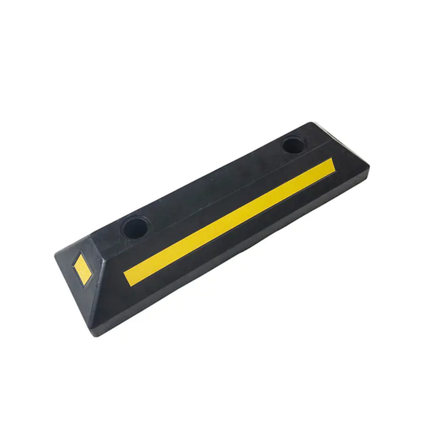 550mm Ağır Hizmet Tipi Lastik Tekerlek Durdurucu, Park Yardımı, Yansıtıcı Güvenlik Şeritleri
